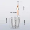 Acero Inoxidable 304 Tamiz de Polvo Mala Tang Cuchara Coladora Reforzada Red de Filtro para Hervir Fideos Cesta para Servir Maocai Cuchara para Escurrir Verduras Blanchadas Cuchara para Fideos Comercial