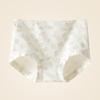 Pantalones Cortos tipo Boxer de Algodón Puro Extendido 10A Antibacterianos en la Entrepierna para Prevenir el Virus del VPH Delgados de Cintura Media-Alta Control de Abdomen Cubre Cadera Color Contrastante