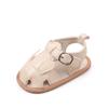 Nuevas sandalias de bebé con decoración de cabeza de dibujos animados, zapatos de bebé transpirables, antideslizantes y de suela suave.