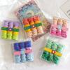 Banda de goma para niños en caja, cuerda para la cabeza para niños, banda para el cabello para niñas, banda de goma para niñas, el cabello del bebé no lastima el pulgar