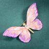 Broche de mariposa degradado de moda de alta gama diseño nicho pin de micro-zirconio atmósfera elegante ramillete de esmalte