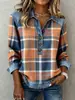 Otoño e Invierno 2026 Nuevos Modelos de Exportación de Amazon en Stock Tops Casuales de Manga Larga Europeos y Americanos Camisas Polo de Mezclilla para Mujer