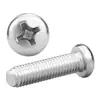 Tornillos para Máquina de Acero Inoxidable Yb818 con Cabeza de Cruz Tornillos de Cabeza Redonda de Acero Inoxidable 304 Tornillos para Máquina de Cabeza Redonda Pm M1.6-M8