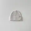 Gorro Infantil Yipan Otoño e Invierno Nueva Moda Logo de Letra Tejido Retorcido Gorro Pullover Niños y Niñas Gorro de Lana Moderno
