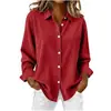 2026 Comercio Exterior Transfronterizo Sitio Independiente de Amazon Verano Camisa de Manga Larga con Estampado a Cuadros y Patrón de Enredaderas Único para Mujer