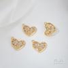 Preservação de cor 14K Pacote Real Ouro Zircão Cauda de Baleia Estrela do Mar Árvore da Vida Tulipa Pingente Pulseira DIY Colar Pingente