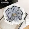 Goma de pelo suave estilo francés para mujer, Cuerda para el pelo coreana de satén de alta gama, Accesorio grande para el pelo estilo Mori, Cuerda para el pelo de pañuelo cuadrado