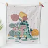 Toalla de Gasa de Algodón Puro, Toalla Cuadrada de Gasa de Cuatro Capas, Toalla Cuadrada de Algodón para Niños de Guardería, Exportación al por Mayor a Corea, Paño de Cocina