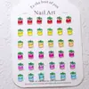 Verano Estilo Ins Tulipán Lindo Hielo Transparente Joyería para Uñas Arte de Uñas Flor de Resina Estéreo Accesorios para Uñas Hecho a Mano DIY