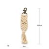 Cuerda de algodón hecha a mano DIV llavero tejido colgante de mochila decoración simple moderna venta directa de fábrica comercio exterior suministro cruzado