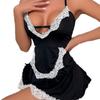 Europeu e americano sexy sexy lingerie comércio exterior fornecimento empregada suspender saia sexy sling multi-piece sexy nightdress
