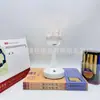 Lâmpada de Lótus de Cobre Real para Uso Doméstico, Lâmpada de Vidro, Mini Lâmpada Eterna, Lâmpada do Deus da Riqueza, Dupla Utilização Recarregável e com Fio
