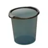Lixeira Transparente de Cozinha Doméstica Banheiro Vaso Sanitário Novo Modelo Sala de Estar Quarto Vaso Sanitário Cesta para Papel Higiênico Alta Aparência