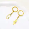 Los más vendidos de Amazon Colgante Decoración Llavero Tunecino Hueco con Contorno Brillante Accesorios Colgantes de Acero Inoxidable para Hombres y Mujeres