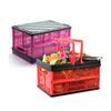 Cesta de Compras Dobrável, Cesta para Colher Frutas, Cesta de Piquenique Empilhável, Cesta para Armazenar Cerveja, Cesta para Armazenar Itens Diversos de Crianças
