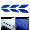 Pegatinas Decorativas Reflectantes para Coche Tiras Anticolisión Patrón de Fibra de Carbono Personalizadas Nocturnas Luminosas Reflectantes Pegatinas de Advertencia de Seguridad Pegatinas para Carrocería de Coche