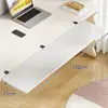 Tablero de extensión de escritorio, escritorio de computadora de oficina, bandeja para teclado, plegable, estante de almacenamiento sin taladro, mesa de extensión de brazo