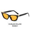 Gafas de sol rectangulares ojo de gato de moda europea y americana nuevas y geniales, gafas de sol retro de moda, vanguardistas, color leopardo, transfronterizas