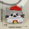 Nuevos Pegatinas Bordadas Originales de Animales de Dibujos Animados Cachorro Venta Directa de Fábrica Accesorios Decorativos DIY para Ropa Funda de Teléfono Móvil Pegatinas de Tela