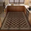 Tapete de Cozinha Estilo Medieval, Antiderrapante, Resistente a Óleo, Limpável com Pano, Tapete Lavável de Terra de Diatomáceas, Tapete Absorvente de Água e Resistente à Sujeira para Entrada de Casa