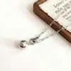 Popular Precio Especial Moda y Temperamento Dulce Sonido de Amor Acero de Titanio Silbato Clavícula Collar de Amor para Mujer de Alta Calidad con Preservación de Color