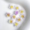 Nueva joyería nacional para uñas con flores de peonía, luminosa, floreciente, estilo chino, accesorios de decoración para uñas