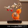 Adornos de calabaza doble Folu, artesanías creativas de resina, entrada para sala de estar, mueble de TV, separador de vino, estilo chino decorativo