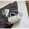 Bolso Bolso de Mujer Cruzado de Nicho de Alta Gama 2025 Nuevo Portátil Moda Bolso Boston Nicho Minimalista Bolso de Hombro