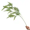Plantas verdes artificiales con flores de plástico blando pintadas en aerosol para arreglos florales de boda, hojas de pino artificiales verdes, decoraciones de enredaderas de techo