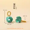 Accesorios para el Festival del Bote del Dragón Bolsitas Perfumadas Bordado Hecho a Mano DIY Tejido de Cuerda de Cinco Colores Zongzi Estilo Antiguo Hojas Iridescentes Accesorios Venta al por Mayor