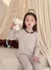 8285 Conjunto de Pijama con Forro Polar para Niña 26 Invierno Compuesto Polar de Koala Cálido y Sin Costuras Estampado Ropa de Otoño y Pantalones para Bebé