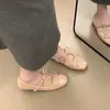 Primer Encuentro Temporada Lazo Zapatos Planos que Aumentan la Altura 2026 Nuevo Modelo Juvenil Remaches Versátiles Zapatos Mary Jane