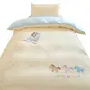 Nuevo modelo 2026 juego de tres piezas de algodón puro para dormitorios universitarios, sábana y funda de edredón 100% algodón, juego de ropa de cama para cama individual