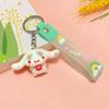 Llavero Trenzado Chica Sanrio Flor de Cerezo Dibujos Animados Cuerda de Cuero Colgante Pequeño Regalo Clase de Tutoría Regalo Promocional