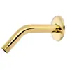 Tubo Redondo de Acero Inoxidable para Pared Transfronterizo Negro Cepillado Dorado Varilla Pequeña en Ángulo 15/ 20cm Brazo de Ducha Oculto