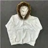 Chaqueta con capucha y cremallera de felpa de estilo europeo y americano a la moda, estilo BF holgada y cálida, comercio exterior