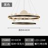 Lustre moderno italiano minimalista high-end anel para sala de estar novo estilo simples luz atmosférica restaurante de luxo lâmpadas de anel de luz principal