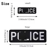 Velcro Transfronterizo Grande Personal de Seguridad Inglés Parche de Tela Bordado Insignia Decorativa Trasera Parche Transfronterizo
