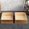 Traje de escritorio Caja de almacenamiento Caja de almacenamiento de artículos varios de escritorio de madera Traje de tamaño grande, mediano y pequeño Caja de almacenamiento de madera