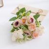Nova flor artificial multi-cabeça rosa buquê falso Aisha rosa decoração para casa flor artificial cena adereços atacado