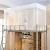 Mosquitero a prueba de polvo para dormitorios, adecuado para estudiantes de secundaria, preparatoria y universitarios, totalmente cerrado con cremalleras, protección anti-mosquitos encriptada