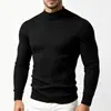 Comercio Exterior al por Mayor Otoño e Invierno Hombres Europeo y Americano Suéter de Punto Trenzado Cuello Alto Talla Grande Moda Casual Jersey Prendas de Punto