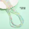 Morgan Elf color natural calcedonia persa cuentas sueltas cuentas redondas diy joyería con cuentas pulsera collar accesorios material