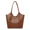 Bolso de hombro para mujer más vendido transfronterizo, cuero suave, gran capacidad, moda, versátil, para mujer, de viaje, de hombro, debajo del brazo