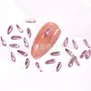 Arte de uñas Red social fondo plano forma especial luz para uñas rosa pálido punta del dedo adornos de diamantes diamantes mezclados forma especial corazón cuadrado diamante