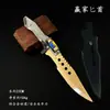 Cuchillo de la Temporada S5 de Breakout de Zona Oscura Cuchillo Táctico Hueco Arma de Metal para Combate Cercano Modelo Juguete Adorno Sin Afilar