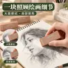 Goma de Borrar Suave Cabeza de Anciano Goma de Borrar para Resaltar Arte Dibujo sin Rastro Pintura Profesional Goma de Borrar Maleable Papelería para Estudiantes