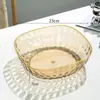 Fabricante Original Prato de Frutas de Plástico, Bandeja de Frutas de Alta Qualidade e Esteticamente Agradável para Uso Doméstico, Bandeja de Lanches Durável e Festiva, Bandeja para Frutas Secas e Doces