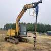 Máquina Perforadora Helicoidal Modificada Jutuo, Máquina Perforadora de Pilotes para Cimentación, Máquina Perforadora de Barrena Larga para Hoyos de Árbol de Ingeniería Fotovoltaica y Postes Eléctricos
