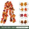 Ratan de Hoja de Arce Imitación Nuevos Hojas Artificiales Falsas en Stock Decoración de Otoño Día de Acción de Gracias Todos los Santos Festival de la Cosecha Ratan